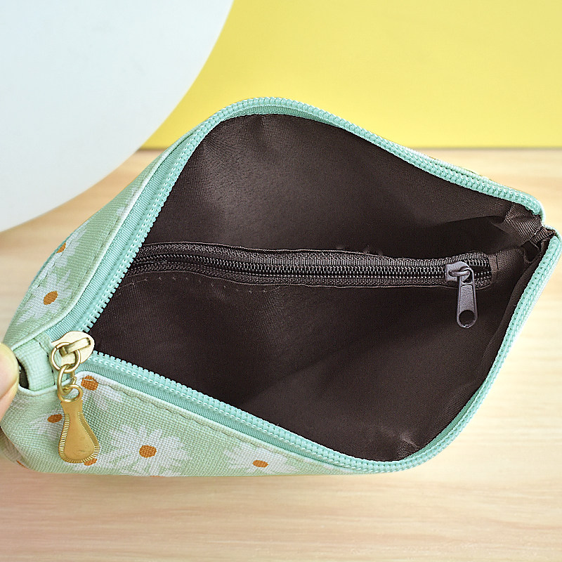 新款高颜值时尚手拿包女轻便小方包拉链包包百搭洋气太阳花印花包 - 图2