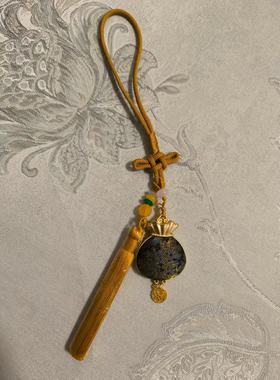 国风复古精致手工非遗织锦蝴蝶/如意锁挂饰 文艺百搭随身好物