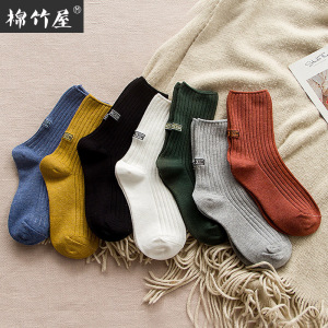 7双学院风日系复古堆堆袜