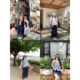 FFBLUE85 ຊຸດກະໂປງ denim ກາງເກງຝ້າຍ
