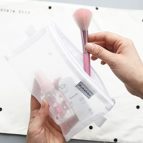 Свежий прозрачный вместительный и большой пенал подходит для мужчин и женщин, Южная Корея