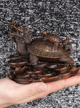 纯铜风水办公室商务礼品招财龟