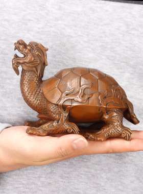 摆件招财创意客厅办公室龙头龟