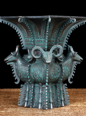 工艺精品商务风开业铜制摆件