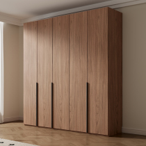 Large Wardrobe Bedroom Modern Minima Home Original Wood Color Free of lacquered eco-friendly closet door to top small household type combination cabinet