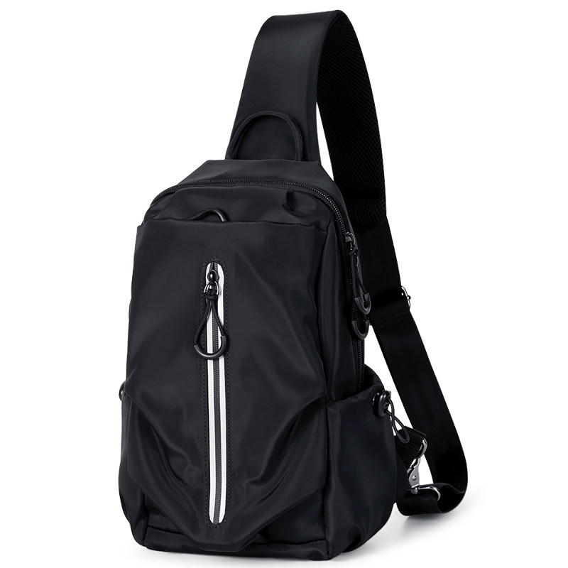 男士大容量胸包休闲户外新款单肩包 梵瑞恩箱包男士包袋