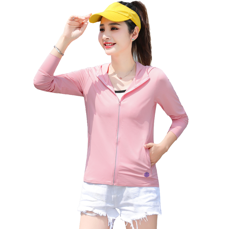 轻薄冰丝透气防晒衣女款夏季2025新款遮阳防紫外线连帽外套防晒服 - 图3
