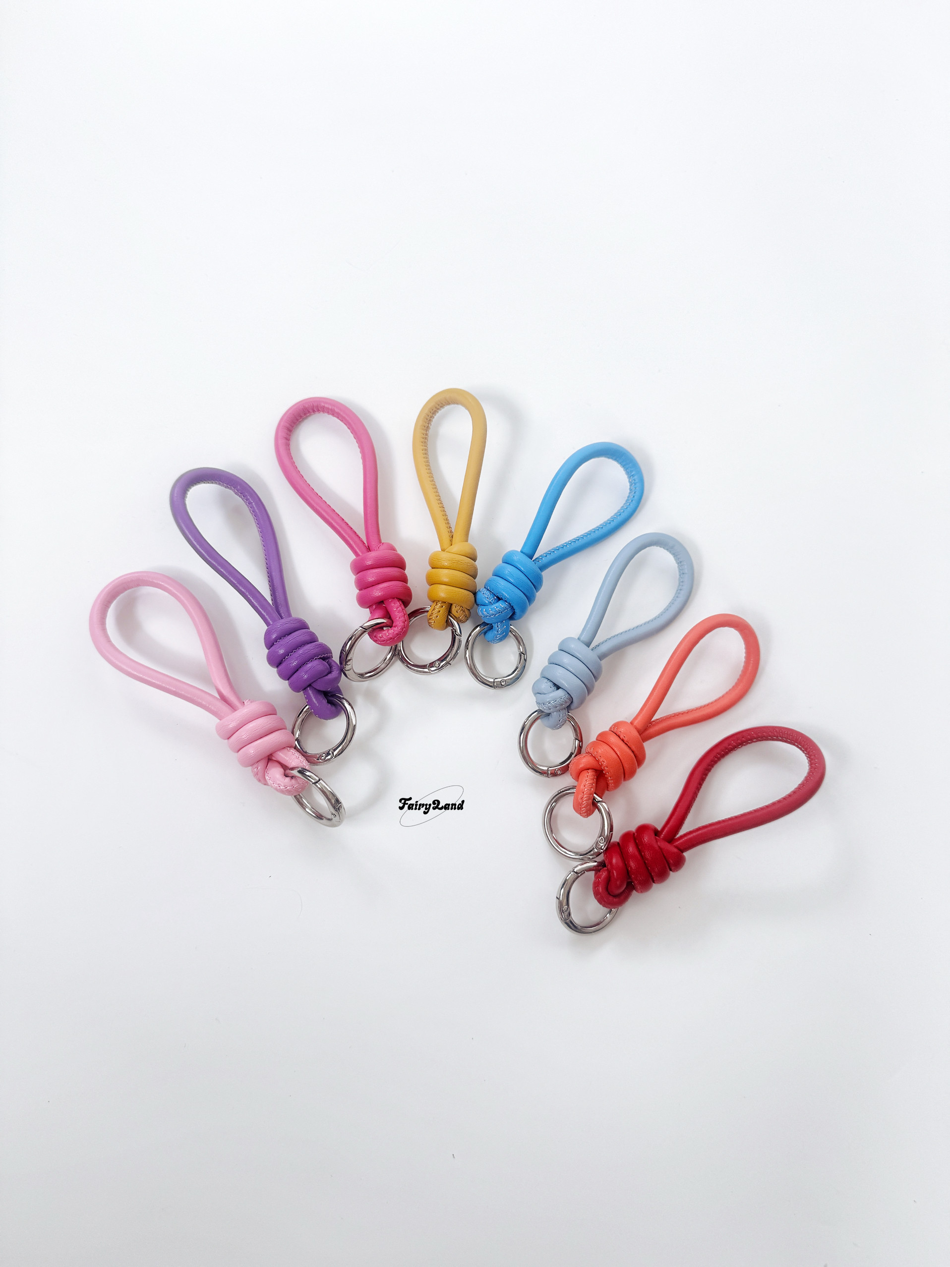 原创彩色迷你8cm挂圈车用钥匙扣手作皮绳编织包包挂饰男女高级感,淘宝优惠券,粉丝福利购,淘宝优惠卷