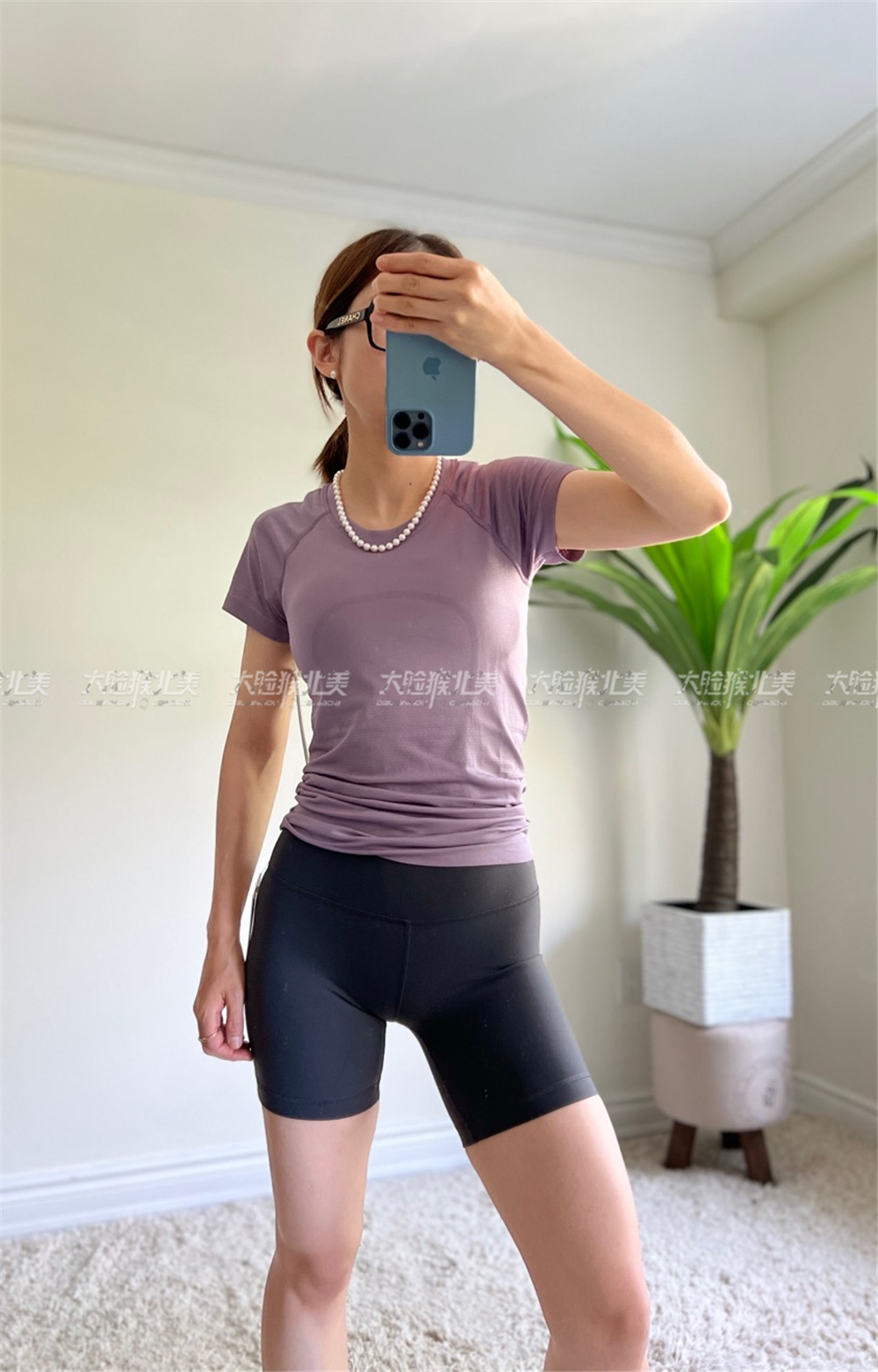 国现lululemon Swiftly Tech Short Sleeve 瑜伽经典短袖T恤2.0 - 图1