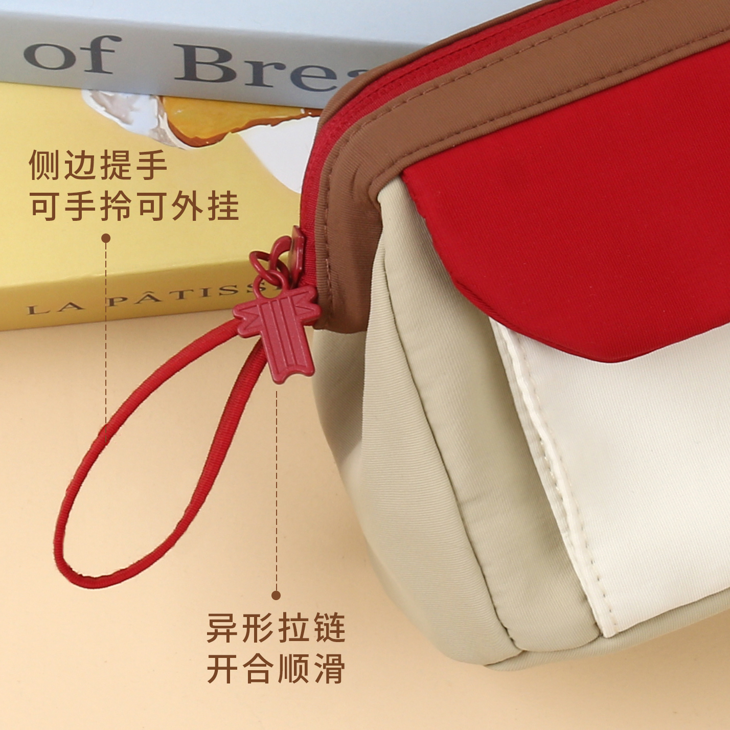 本木初品联名/echo航行日志 大容量强支撑吐司包 创意唯美高颜值牛津布化妆包多功能桌面收纳文具袋铅笔袋 - 图2