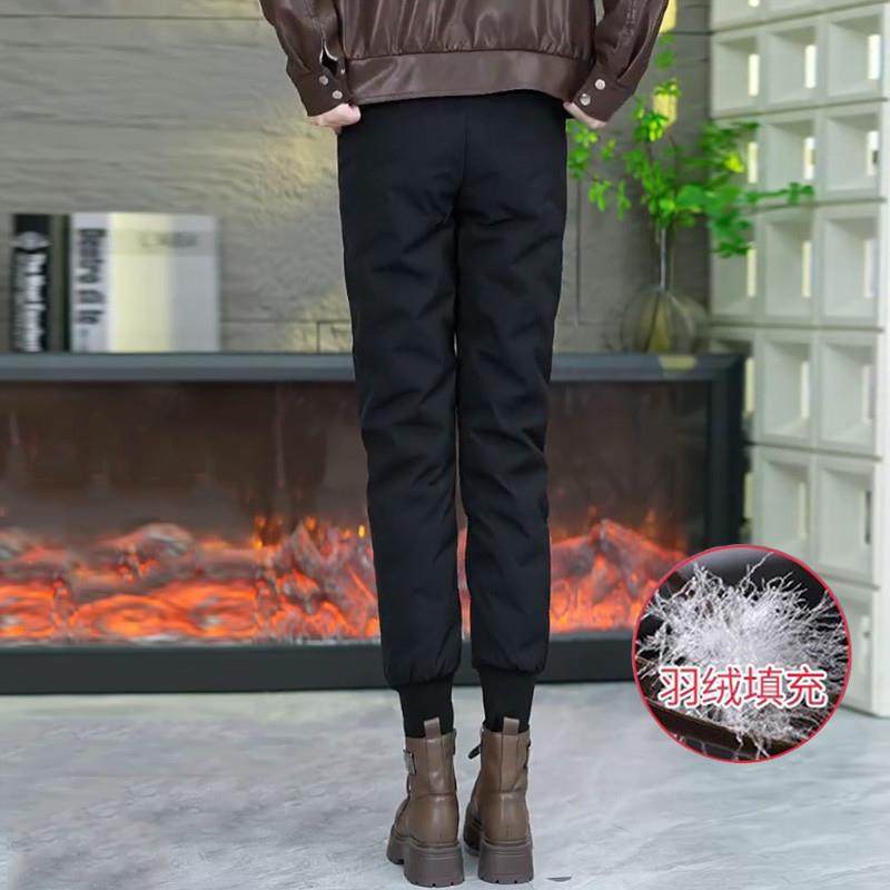 白鸭绒羽绒裤女士外穿2024秋冬季新款零下40度防寒加厚妈妈棉裤子,淘宝优惠券,粉丝福利购,淘宝优惠卷
