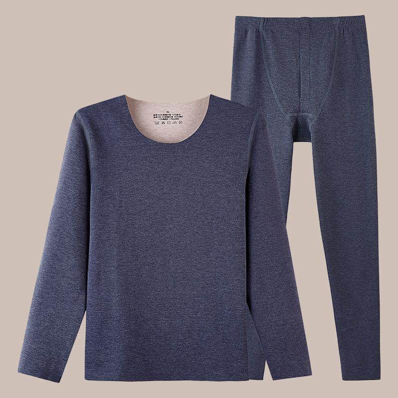 无痕发热衣男士秋衣卫生裤套装冬季加绒加厚德贴身发热圆领内搭衣,淘宝优惠券,粉丝福利购,淘宝优惠卷