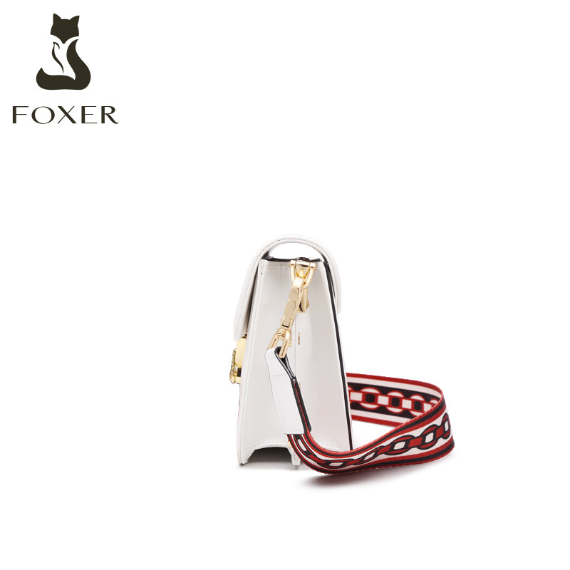 金狐狸2021新款秋冬真皮菱格包包 金狐狸女士包袋