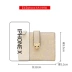 Gold Fox Ví ngắn Nữ 2019 Mới Hàn Quốc Dễ thương Túi mini Thẻ Thời trang Da đơn giản Tiền Clip - Ví tiền