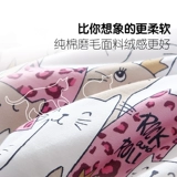 Детский комплект для детского сада, одеяло, мультяшное милое покрывало, хлопковый пододеяльник, 4 предмета