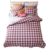 Комплект, пододеяльник, покрывало, в американском стиле, 4 предмета, 3 предмета