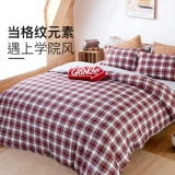 Комплект, пододеяльник, покрывало, в американском стиле, 4 предмета, 3 предмета