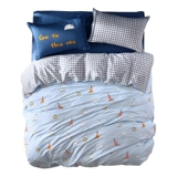 Детский хлопковый комплект, хлопковое мультяшное покрывало для школьников, 4 предмета, 3 предмета