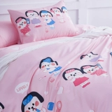 Детский хлопковый комплект, детское покрывало, хлопковая простыня, пододеяльник, 4 предмета, 3 предмета