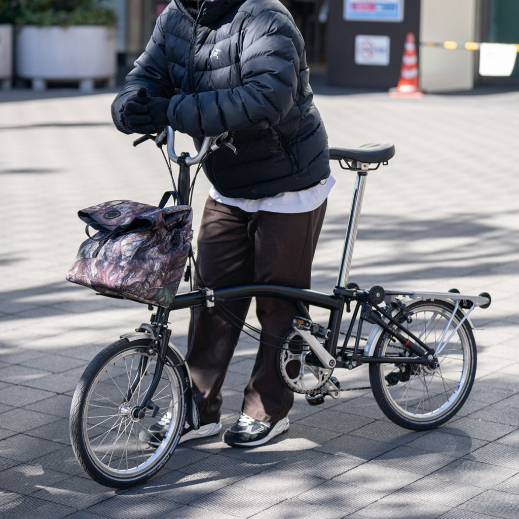 新款FAIRWEATHER日本 专为小布设计自行车前包猪鼻车头包耐用防水