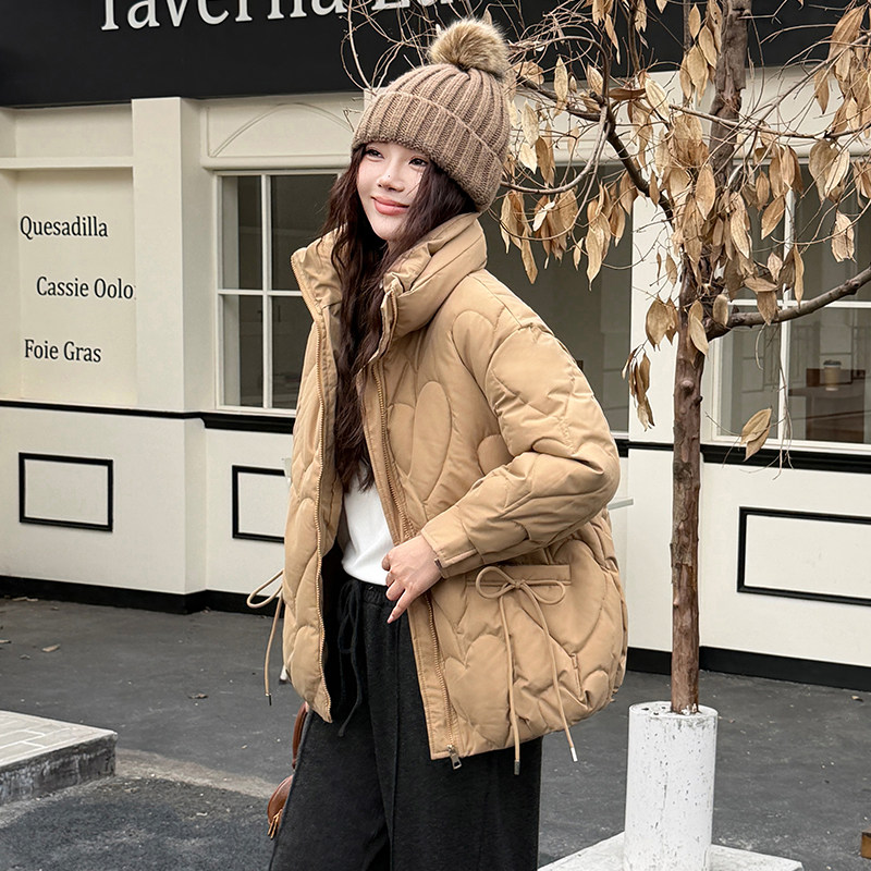 绮娑大码女装冬季新款显瘦胖MM立领小棉服宽松保暖棉衣外套女,淘宝优惠券,粉丝福利购,淘宝优惠卷