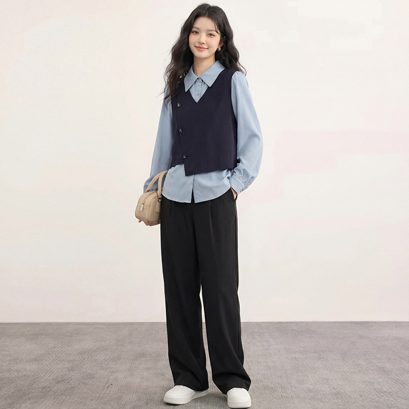 绮娑大码女装2026春季新款显瘦胖MM长款裤子韩版松紧腰休闲西装裤,淘宝优惠券,粉丝福利购,淘宝优惠卷