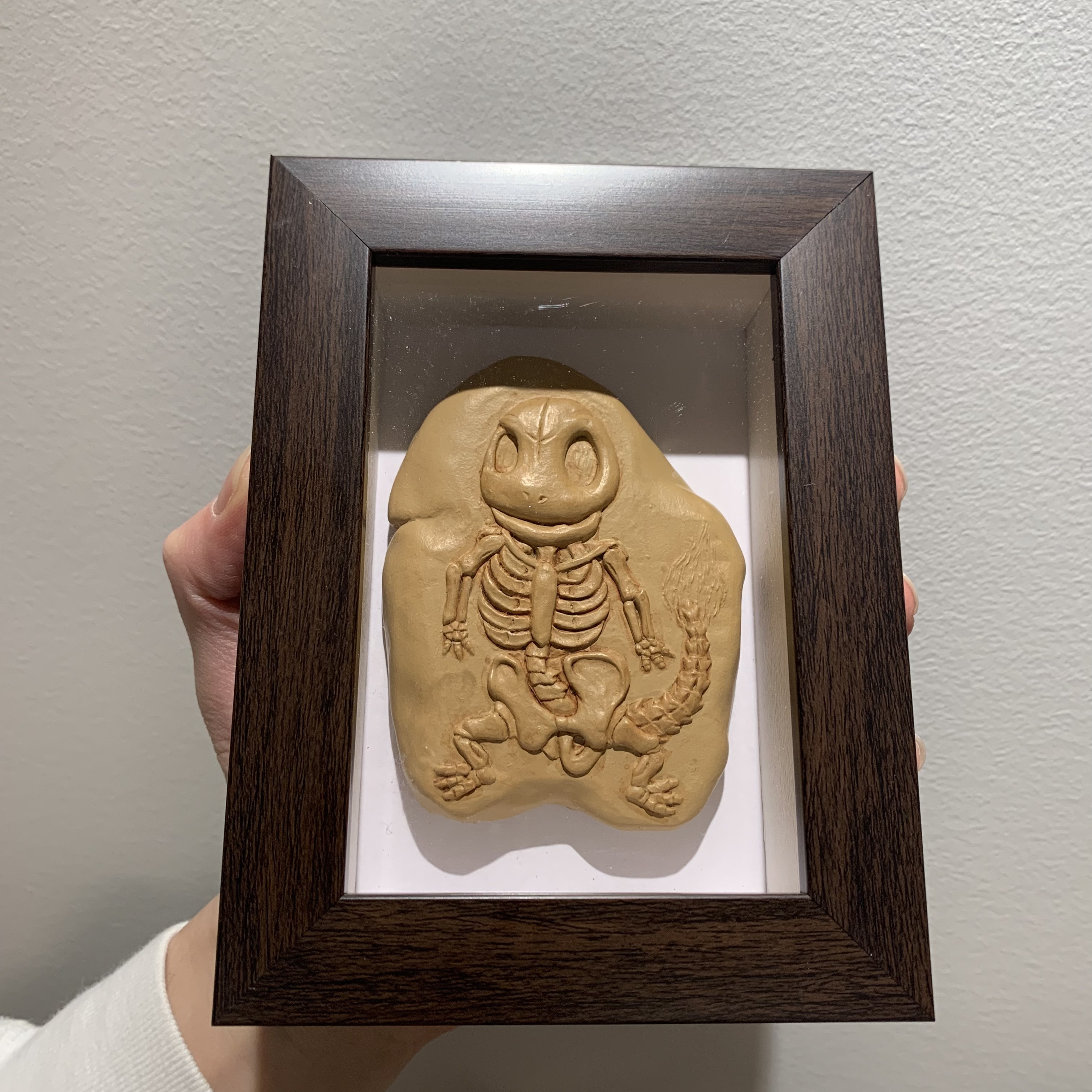 神奇宝贝比卡丘可达鸭化石立体相框浮雕恶搞创意礼品生日礼物桌面 - 图1