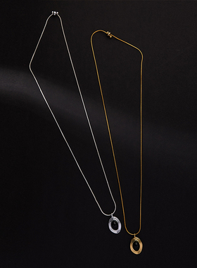 墨玉~自在随心小众设计感项链