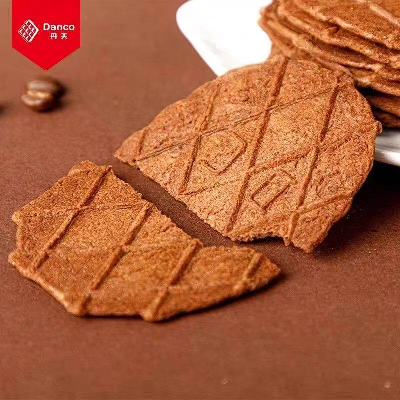 丹夫巧克力薄脆110g*2包芝士华夫脆可可饼干脆片办公室零食下午茶,淘宝优惠券,粉丝福利购,淘宝优惠卷