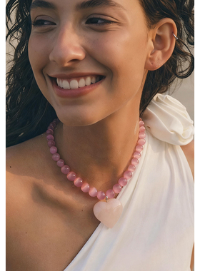 Bolero冰川蓝猫眼石项链2025新款