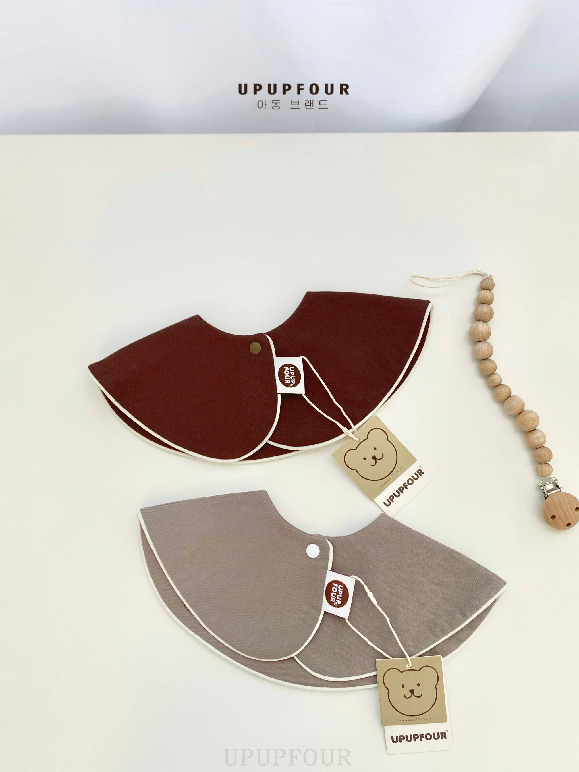 upupfour｜高定100%韩国进口纯棉新生婴儿宝宝口水巾宝宝围兜围嘴,淘宝优惠券,粉丝福利购,淘宝优惠卷