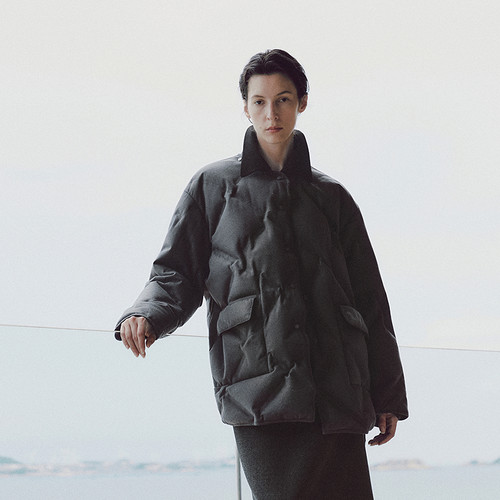 【商场同款/白鹅绒】LESS2025年冬新款巴恩风轻薄鹅绒服2P0C17770 - 图2