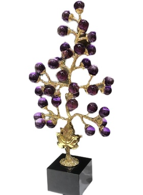 紫色葡萄串摆件大红大紫