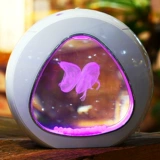 Вход в турку с лунными светами -вход в турку для питомца Pet Pet Mini Fish Tank Chiyue Sea Moon Viewsing Desktop 5 -го поколения версия игры