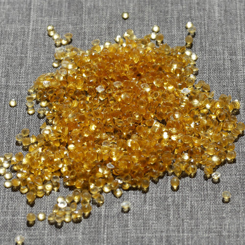 鱼缸玻璃底砂黄色金色透明粉色蓝色绿色石头底砂水族箱造景装饰 - 图2