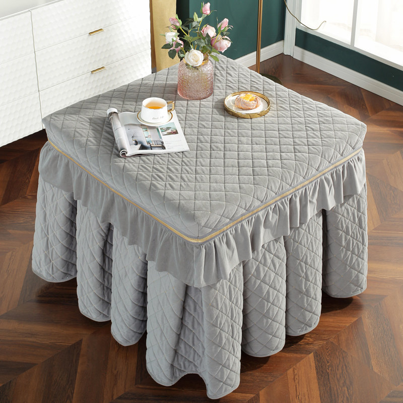 烤火桌罩套正方形加绒加厚电暖炉罩冬季烤火被麻将机罩套取暖桌布,淘宝优惠券,粉丝福利购,淘宝优惠卷