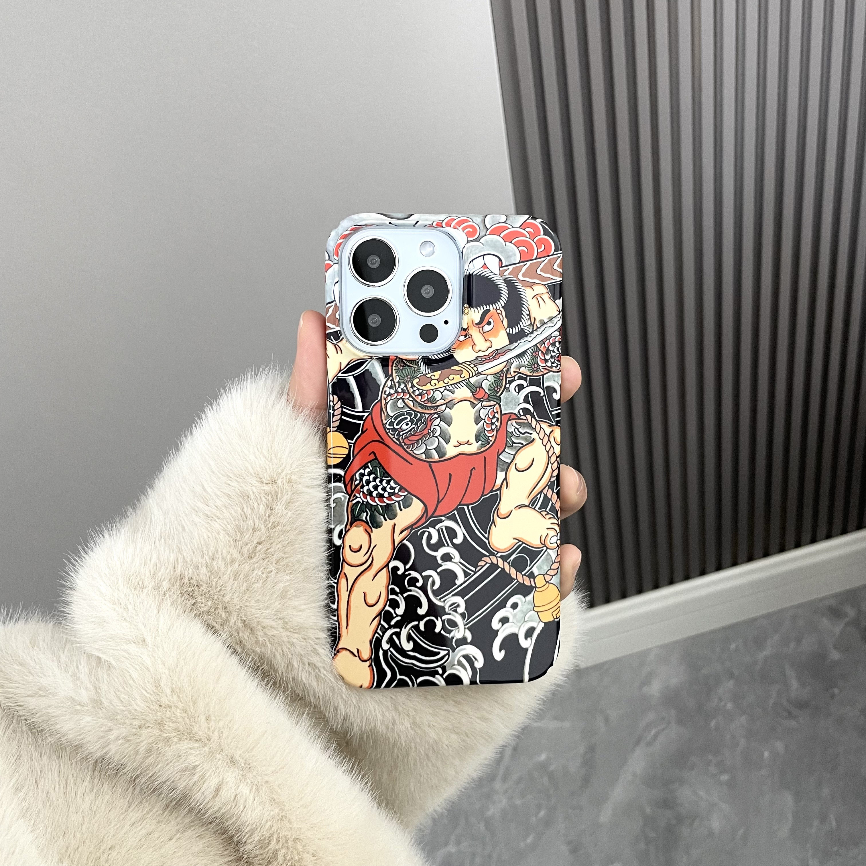 纹身张顺适用iPhone16Pro手机壳15ProMax苹果14proMax硬壳13全包14/12pro磨砂11创意xr个性xs男款保护套8plus,淘宝优惠券,粉丝福利购,淘宝优惠卷