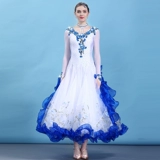 Granda Dancers Modern Dance Skirt Big Plain Diamond Service Service National Standard Dance Plaza Petone Petrame Dance Drant