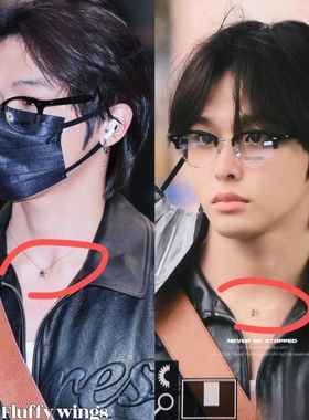 韩国男团nct前田陆riku同款星星项链小众设计感粉丝应援周边礼物