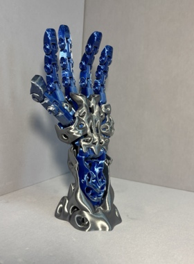 赛博朋克阿修罗机械手摆件