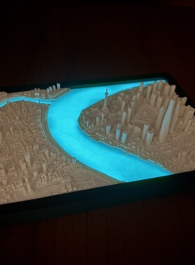 上海微缩城市模型3D打印摆件