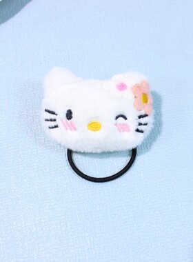 卡通猫咪公仔头饰发圈皮筋