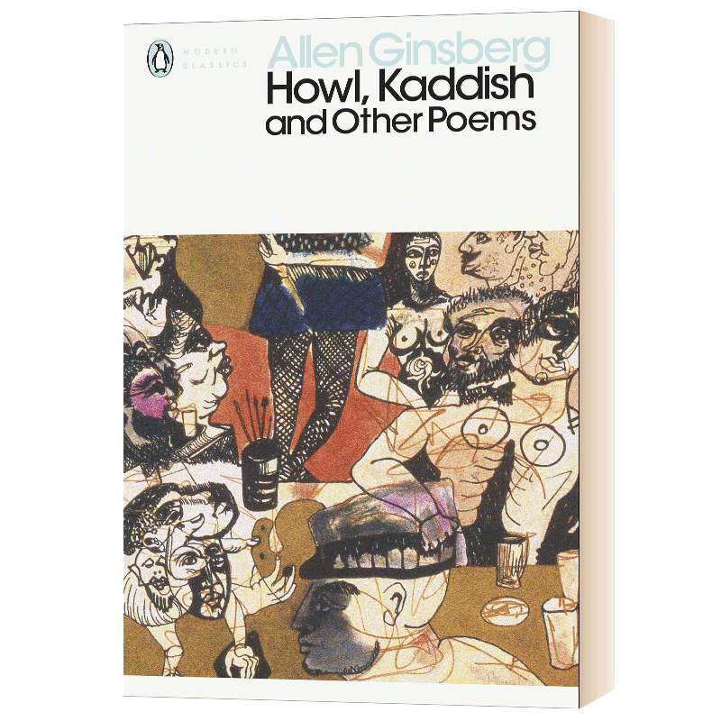 嚎叫及其他诗歌集 英文原版书 Howl Kaddish and Other Poems 金斯伯格 垮掉的一代领袖诗人 进口英语文学书 Allen Ginsberg - 图0