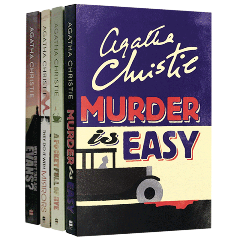 阿加莎系列马普尔小姐探案第四季4册 Miss Marple英文原版小说悬崖上的谋杀侦探推理小说进口英语书籍 Agatha Christie-图1
