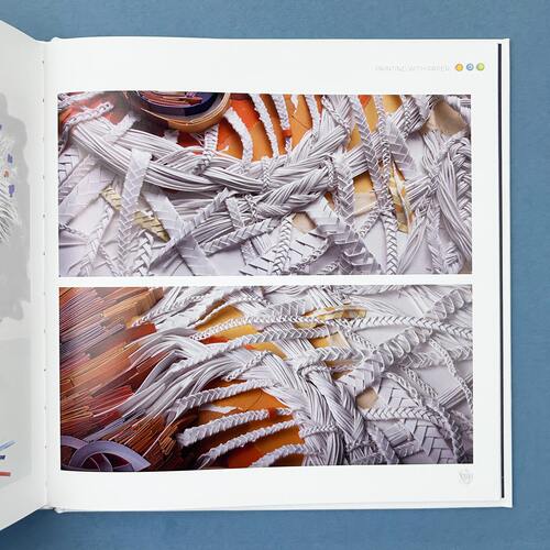英文原版 Painting with Paper 以纸作画 纸缘 纸张艺术绘画指南 Yulia Brodskaya 精装 英文版 进口英语原版书籍 - 图1