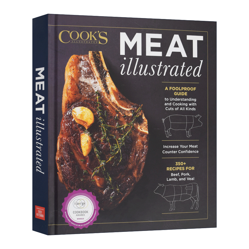 英文原版 Meat Illustrated 肉类插图 一个简单的指南来理解和烹饪各种各样的切肉 精装 英文版 进口英语原版书籍