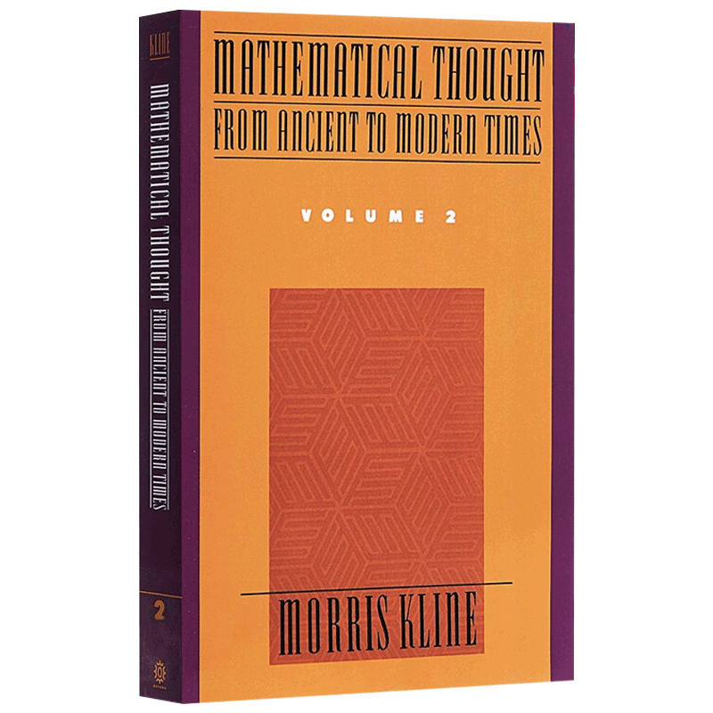 英文原版 Mathematical Thought from Ancient to Modern TimesVolume 2  从古代到现代的数学思想：卷2 英文版 - 图0