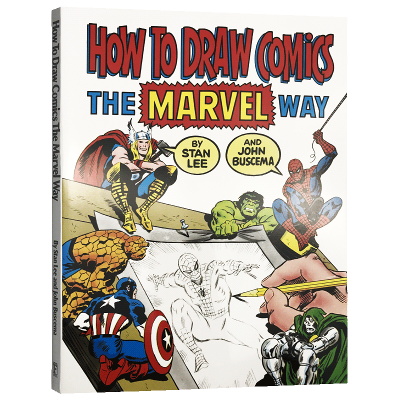 像漫威一样画漫画 How To Draw Comics The Marvel Way 英文原版书 英文版进口英语艺术类书籍 正版现货 - 图0