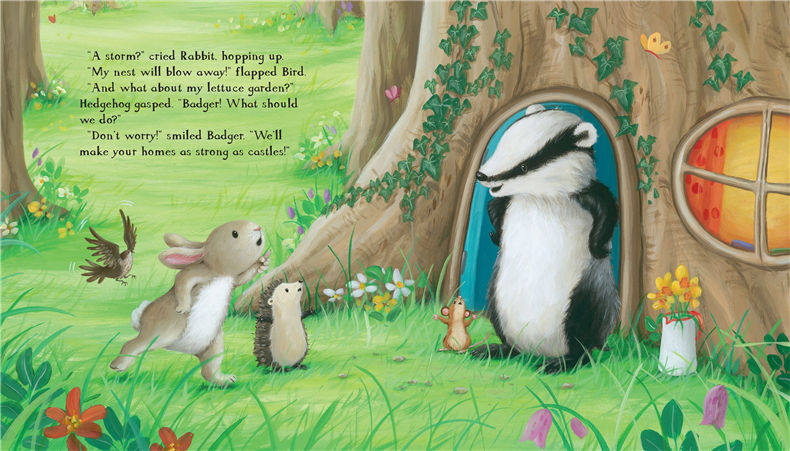 獾的伟大冒险旅程故事4册儿童绘本 通博图书儿童读物原版书