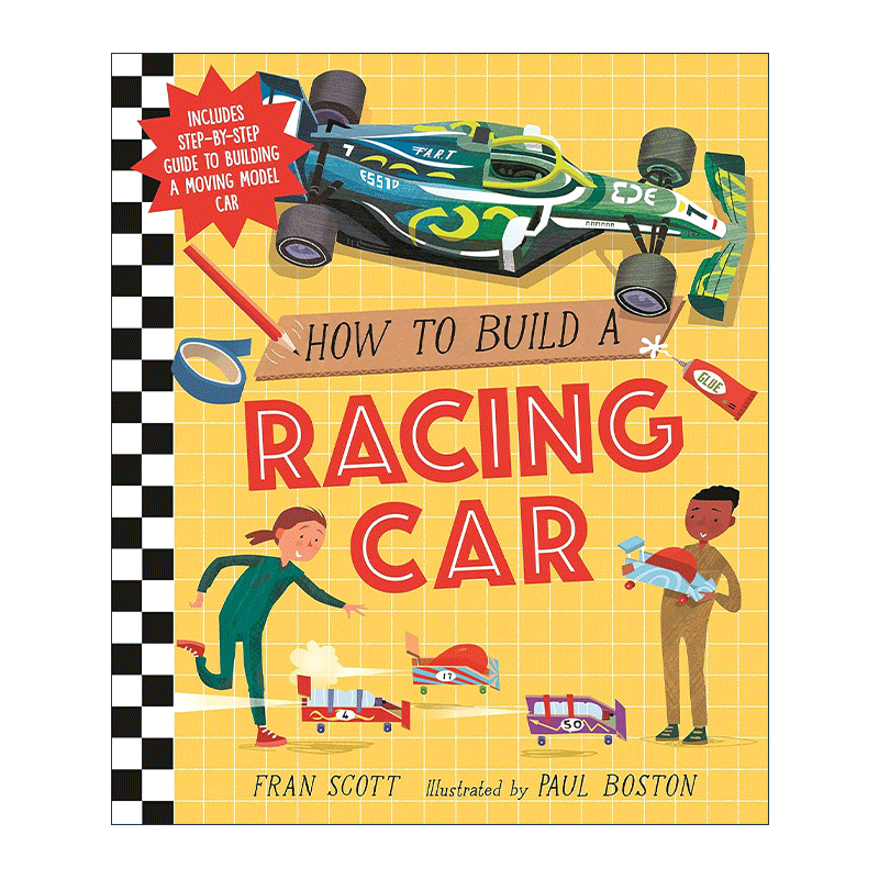 英文原版 How to Build a Racing Car 如何制作赛车 儿童科普百科知识绘本精装 英文版 进口英语原版书籍